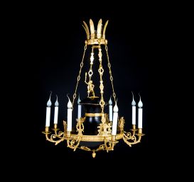 A Fine Antique French empire chandelier. 