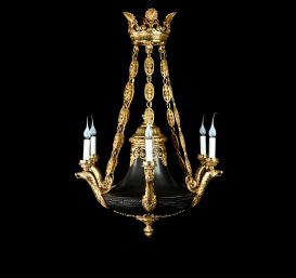 A Fine Antique French Empire chandelier