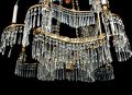 A spectacular  Antique period Russian palm tree chandelier. 