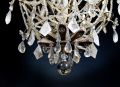 A French Louis XVI  rock crystal chandelier. 